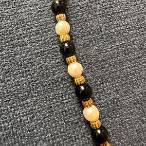 Beaded  Pearl &Stone Necklace